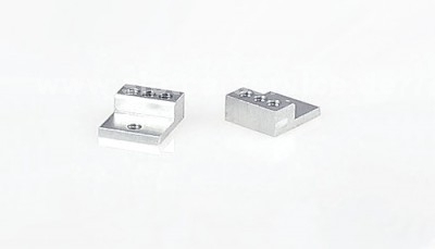Achsträger vorne small 3,5mm SUPER - Aluminium (2)