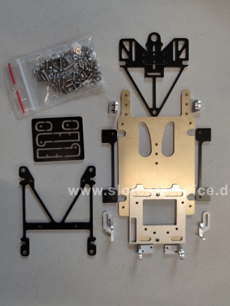 GT60-13D short can, Chassis Kit, Vollfederung (vo/hi), Rads.96-119mm (1)