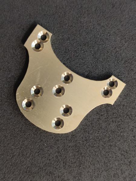 SlimLine Achsträger Messing 1,5mm