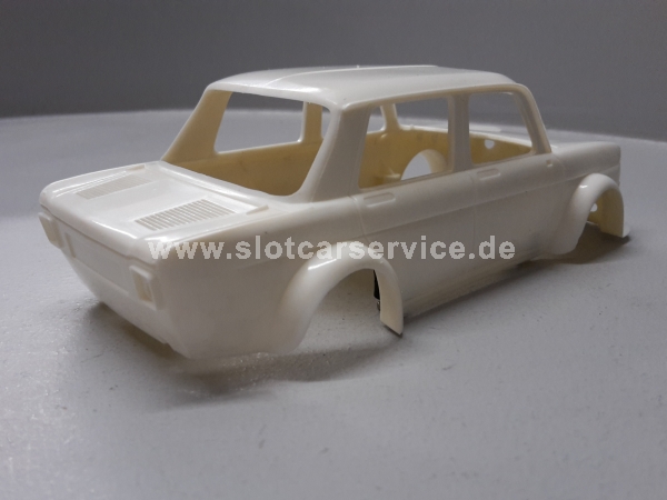 BRM Simc Rally m. eckigen Scheinwerfern Karosseriebausatz-white kit