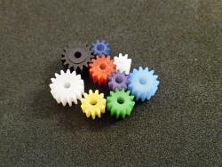 Ritzel Set Nylon M50, für 2mm Wellen (7)